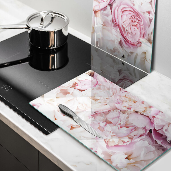 De vidrio templado Ramo de peonías