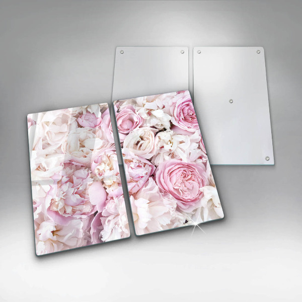 De vidrio templado Ramo de peonías