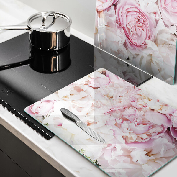 De vidrio templado Ramo de peonías