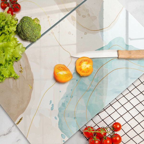 De vidrio templado Formas bohemias brillantes