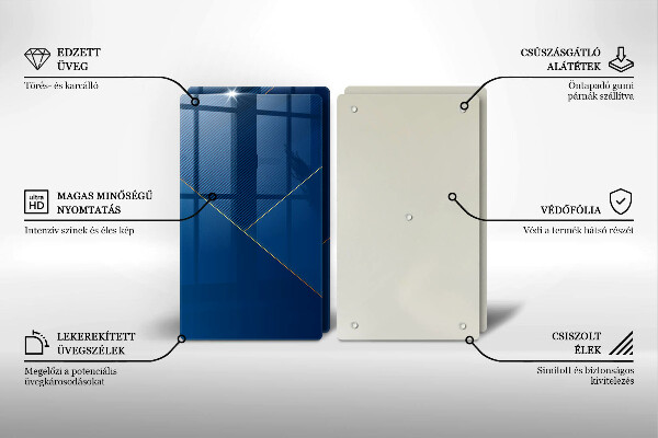 De vidrio templado Fondo moderno