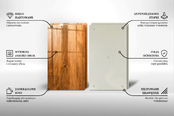 De vidrio templado Tablones de madera
