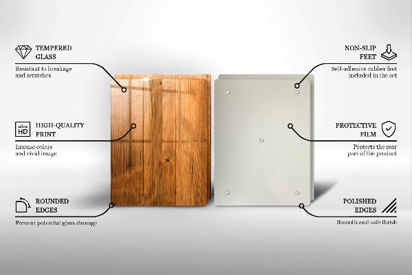 De vidrio templado Tablones de madera