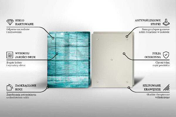 De vidrio templado Tableros de madera antiguos