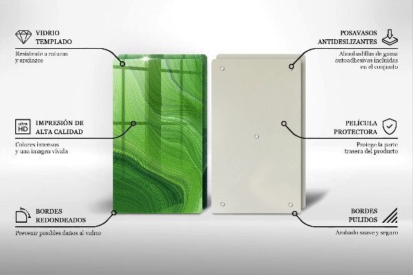 De vidrio templado Textura abstracta