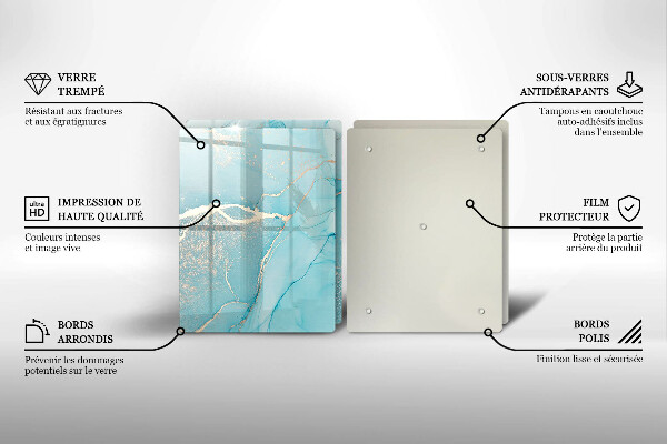 De vidrio templado Abstracción de piedra