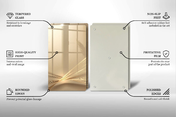 De vidrio templado Abstracción moderna