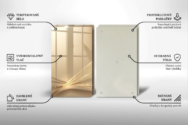 De vidrio templado Abstracción moderna