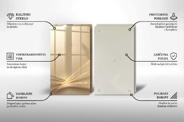 De vidrio templado Abstracción moderna