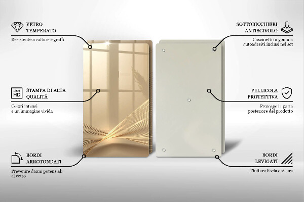 De vidrio templado Abstracción moderna