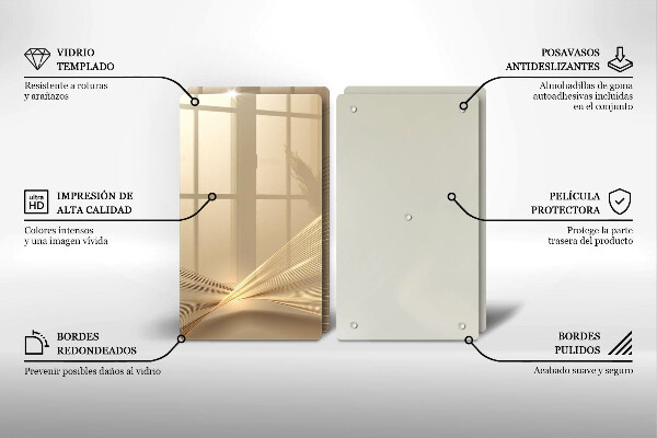 De vidrio templado Abstracción moderna