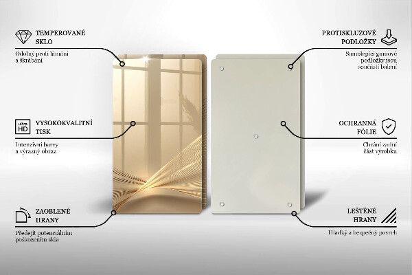 De vidrio templado Abstracción moderna