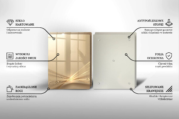 De vidrio templado Abstracción moderna