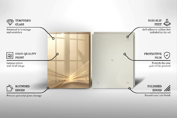 De vidrio templado Abstracción moderna