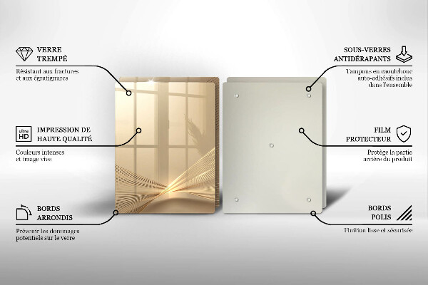 De vidrio templado Abstracción moderna