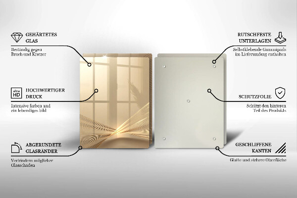 De vidrio templado Abstracción moderna