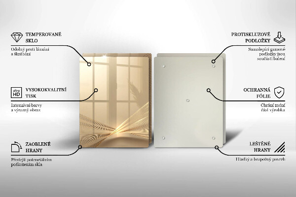 De vidrio templado Abstracción moderna