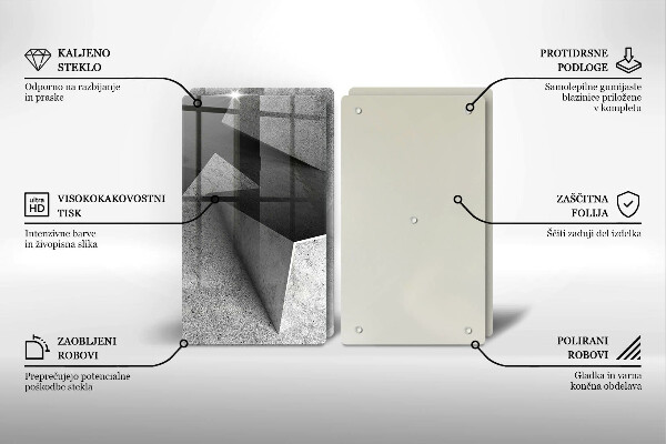 De vidrio templado Abstracción concreta