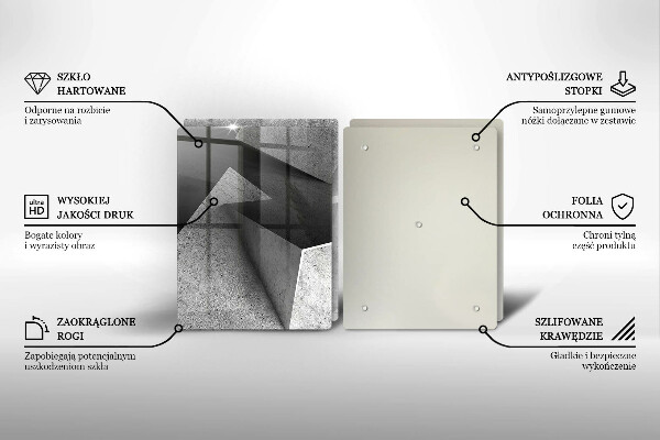 De vidrio templado Abstracción concreta