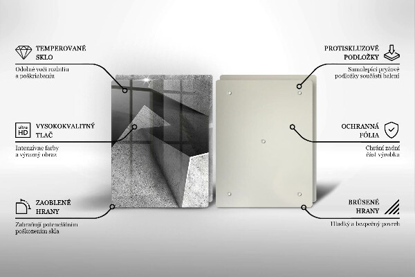 De vidrio templado Abstracción concreta