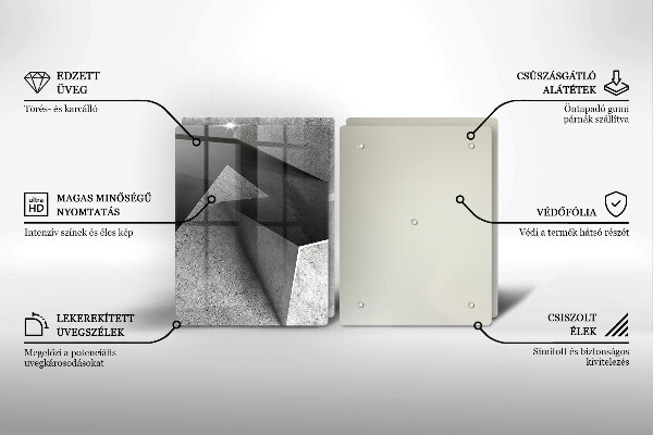 De vidrio templado Abstracción concreta