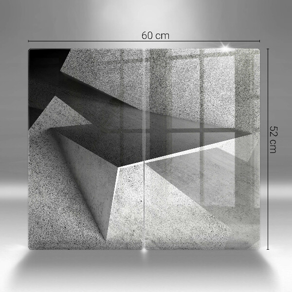 De vidrio templado Abstracción concreta