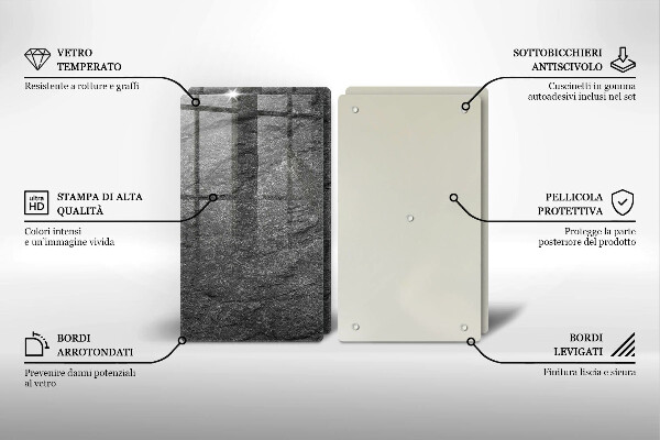 De vidrio templado Textura de piedra