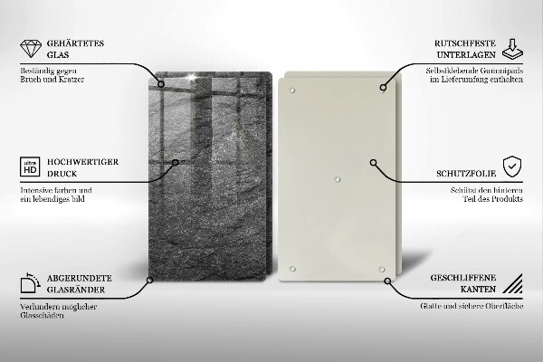 De vidrio templado Textura de piedra