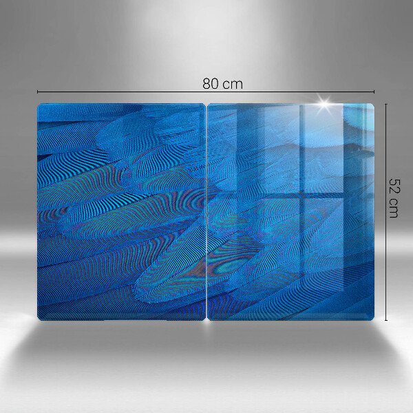 De vidrio templado Plumas de ave