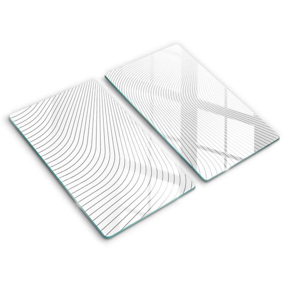 De vidrio templado Patrón de líneas modernas