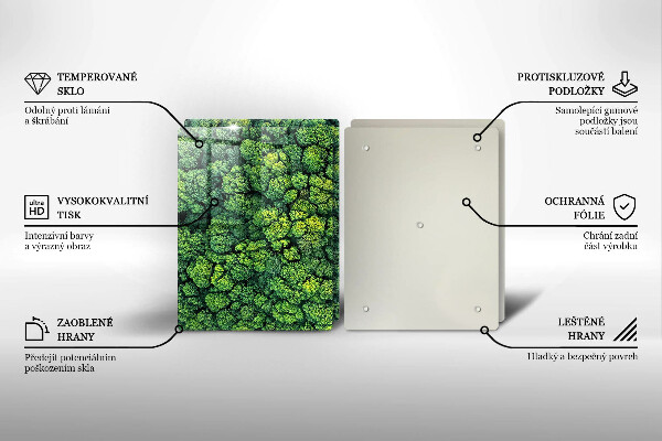 De vidrio templado Planta de musgo natural