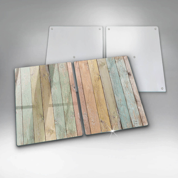 De vidrio templado Tableros vintage coloridos