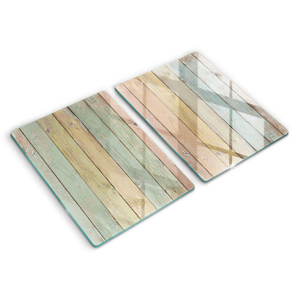 De vidrio templado Tableros vintage coloridos