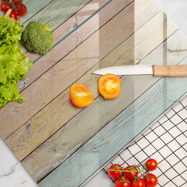 De vidrio templado Tableros vintage coloridos