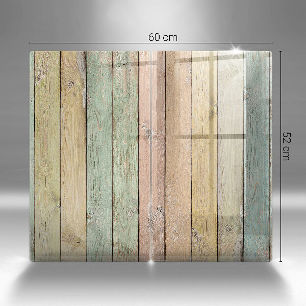 De vidrio templado Tableros vintage coloridos