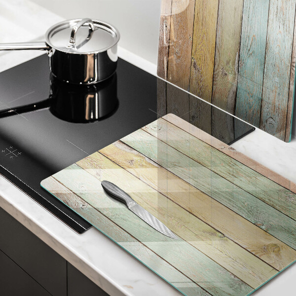 De vidrio templado Tableros vintage coloridos