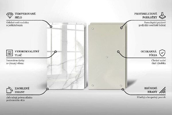 De vidrio templado Fondo de piedra de mármol