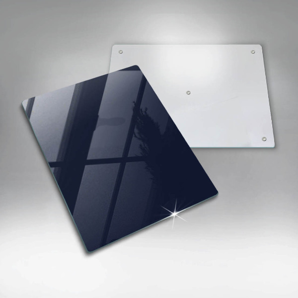 Tabla de cortar de vidrio Azul marino