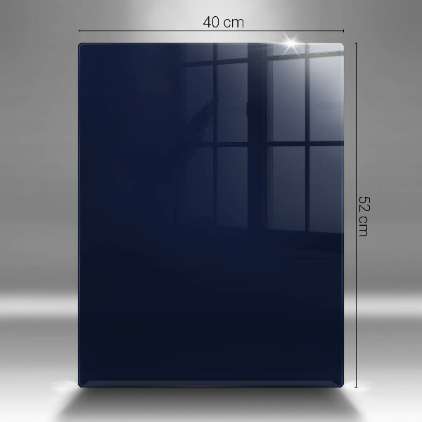 Tabla de cortar de vidrio Azul marino