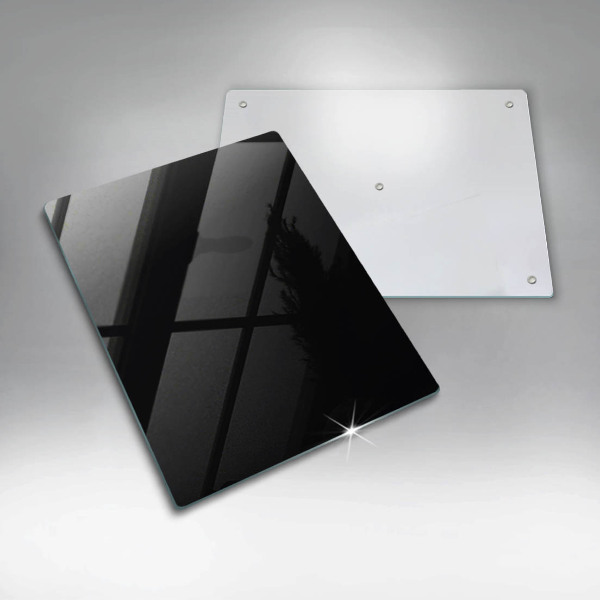 Tabla de cortar de vidrio De color negro