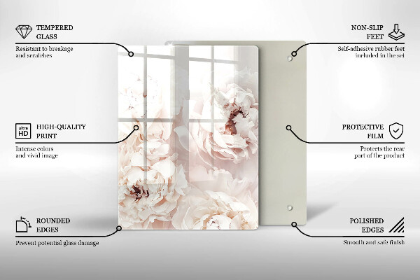 Tabla de cortar de vidrio Amarillo