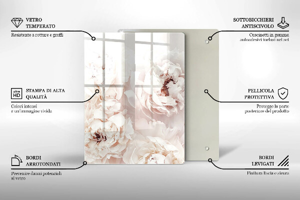 Tabla de cortar de vidrio Amarillo