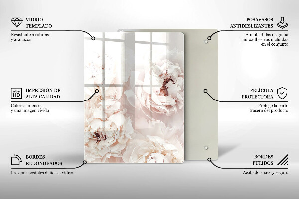 Tabla de cortar de vidrio Amarillo