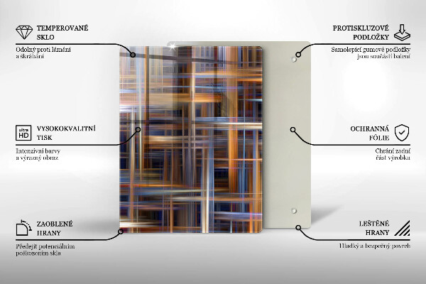 Tabla de cortar de vidrio Amarillo