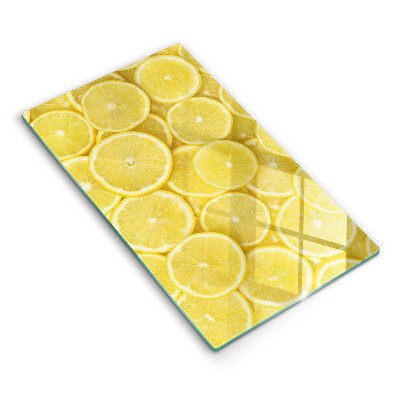 Tabla de cortar de vidrio Fruta de limon