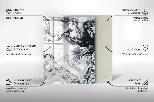 Tabla de cortar de vidrio Fruta de limon