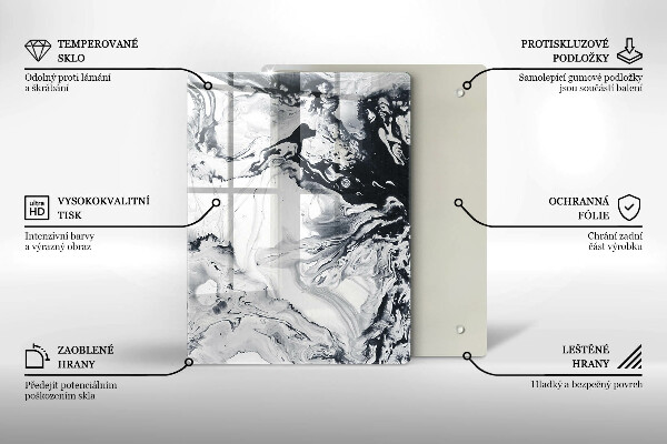 Tabla de cortar de vidrio Fruta de limon