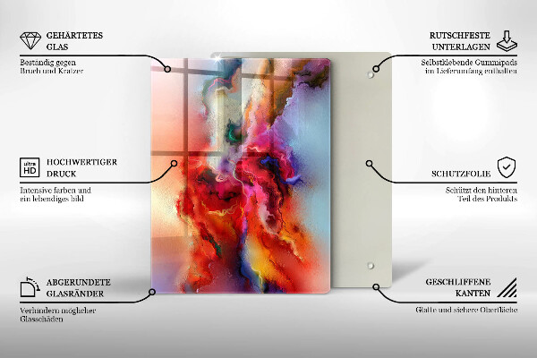 Tabla de cortar de vidrio Cafe y frijoles