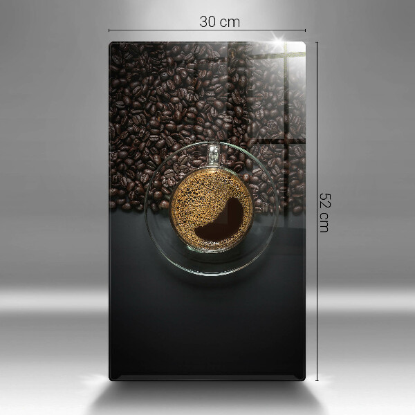 Tabla de cortar de vidrio Cafe y frijoles