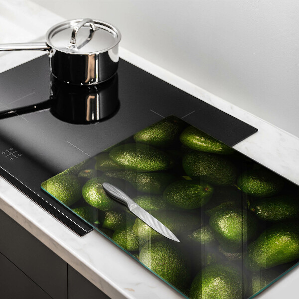 Tabla de cortar de vidrio Fruta de aguacate